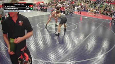 165 lbs Champ. Round 2 - Dylan Jones, Mountain View vs James Hearick, Sweet Home