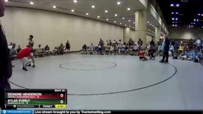 160 lbs Placement (16 Team) - Kyler Everly, Brawlers Elite vs Diondre Henderson, Indiana Smackdown Gold