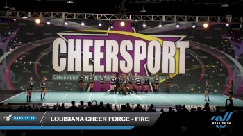Louisiana Cheer Force - Fire [2022 L4 - U17 Coed] 2022 CHEERSPORT National Cheerleading Championship