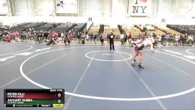 101 lbs Quarterfinal - Peter Filli, Club Not Listed vs Zachary Gubba, Club Not Listed