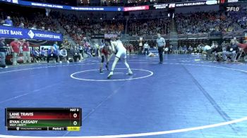 2A-113 lbs Champ. Round 1 - Ryan Cassady, West Liberty vs Lane Travis, Creston