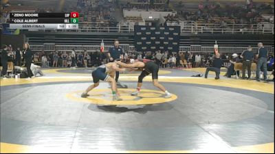 157 lbs Semifinal - Zeno Moore, Lake Highland Prep vs Cole Albert, The Hill School