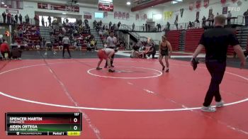157 lbs Cons. Semi - Aiden Ortega, Center Point-Urbana vs Spencer Martin, Maquoketa