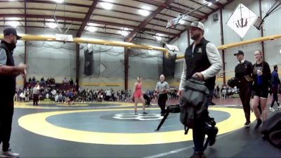 130 lbs Champ. Round 1 - Bella Hughes, Benjamin Logan vs Shannon Logue, Bishop Shanahan HS