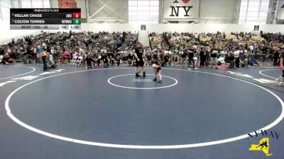45 lbs Semifinal - Colton Torres, Indian River Pee Wee Wrestling Club vs Kellan Chase, Akron Wrestling Club