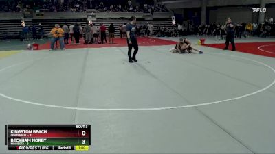 235 lbs Placement (4 Team) - Beckham Norby, Minneota vs Kingston Beach, Centennial