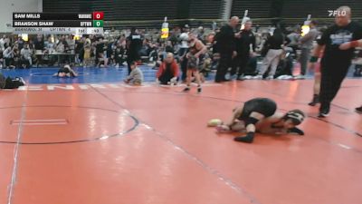 65 lbs Rr Rnd 5 - Sam Mills, Warhawks Wrestling Inc. - K3 vs Branson Shaw, Upper Township - K3