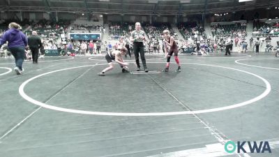 76 lbs Quarterfinal - Kooper Cabelka, Elgin Wrestling vs Porter Hall, Husky WC