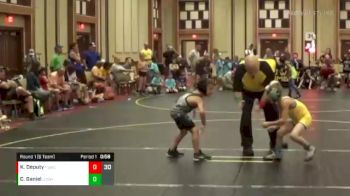 53 lbs Round 1 (6 Team) - Kohyn Deputy, Florida Scorpions WC vs Cameron Ganiel, Upper Twp Green Hornets