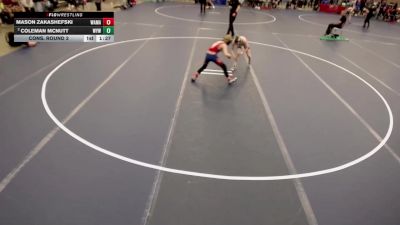 12U - 98 lbs Quarters - Mason Zakashefski, Watertown/Mayer vs Coleman McNutt, Wayzata Youth Wrestling