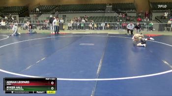 56 lbs Quarterfinal - Adrian Leopard, Iowa vs Ryker Hall, DC Elite Wrestling