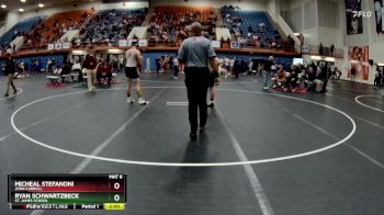 175 lbs Champ. Round 1 - Micheal Stefanoni, John Carroll vs Ryan Schwartzbeck, St. James School