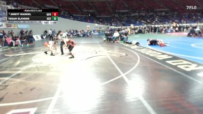 2A/1A Boys 138 Cons. Round 3 - Jerett Waddel, Grant Union / Prairie City Boys vs Tegan Slavens, Nestucca Boys