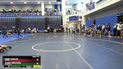 175 lbs Semifinal - Kasen Wellman, AYERSVILLE vs Gabe Garlick, LAKOTA