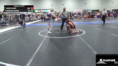 165 lbs Quarterfinal - Leven Jones, SC Punisher vs Trenten Harris, Topeka Blue Thunder