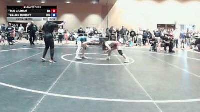 120 lbs Cons. Semis - Mai Graham, Steel Valley Renegades vs Lillian Rumsey, Williamsport