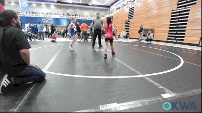 62 lbs Rr Rnd 1 - Rose Reyna, Carl Albert vs Emersyn Edge, Piedmont Youth