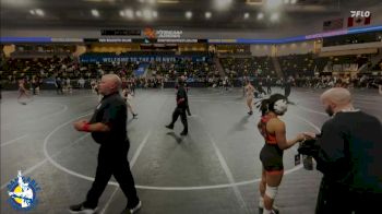 110 lbs Semifinal - Olivia Hernandez, Bettendorf vs Mara Vanderpool, Omaha Westside Girls