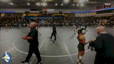 110 lbs Semifinal - Olivia Hernandez, Bettendorf vs Mara Vanderpool, Omaha Westside Girls