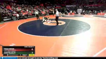 1A 285 lbs Cons. Round 3 - Hunter Otto, Normal (University) vs Titus Wood, Carmi (White County)