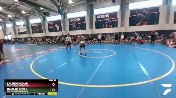 114 lbs Round 5 - Dalilah Coyle, Amped Wrestling Club vs Lauren McHam, Wesley Club Wrestling