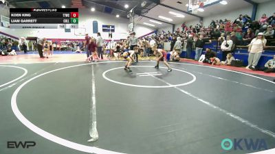 67 lbs Semifinal - Koen King, Team Tulsa Wrestling Club vs Liam Garrett, Collinsville Cardinal Youth Wrestling