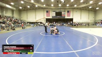 189 lbs Round 2 (3 Team) - Mason Maring, Chautauqua Lake-Westfield-Panama vs Luke Pryor, Cobleskill-Richmondville HS