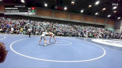 165 lbs Prelim - Andrew Souza, Kelseyville vs Clay Ghisletta, Damonte Ranch