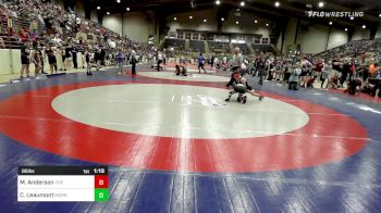 85 lbs Quarterfinal - Matt Anderson, The Grind Wrestling Club vs Connor Leaumont, Morris Fitness Wrestling Club