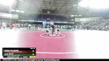 70 lbs Quarterfinal - Ayden Palomino, Toppenish USA Wrestling Club vs Alex Boyd, Mat Demon Wrestling Club