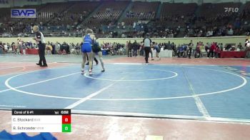 105 lbs Consi Of 8 #1 - Camden Stockard, Bixby JH Girls vs Brailyn Schroeder, Kingfisher YellowJackets