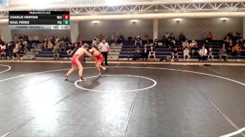 174 lbs Champ. Round 2 - Charlie Herting, Western Colorado University vs Raul Perez, Pratt Community College