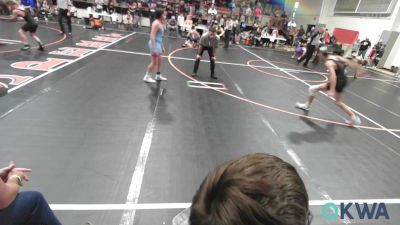 110 lbs Semifinal - Braylon Freeman, Bristow Youth Wrestling vs Holden Henslick, Collinsville Cardinal Youth Wrestling