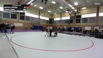 100lbs Champ. Round 1 - Mariana Camargo, Davis (Girls) vs Lindsay Julian, Kennewick (Girls)