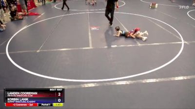 Quarterfinal - Landen Cooreman, MN Elite Wrestling Club vs Korbin Lanik, Summit Wrestling Academy