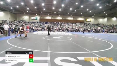 200 lbs Consi Of 32 #2 - Levi Henderson-Stamps, Redmond High School vs Alex Cabral, Swamp Monsters