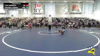 50 lbs Champ. Round 2 - Maxwell Cabrera, Johnstown Pee Wee Wrestling Club vs Clay Anderson, Olean Wrestling Club
