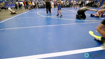 52 lbs Quarterfinal - Daxtin Brittain, Team Guthrie Wrestling vs Raiden Newell, Lone Grove Takedown Club
