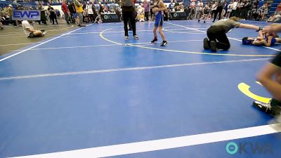 52 lbs Quarterfinal - Daxtin Brittain, Team Guthrie Wrestling vs Raiden Newell, Lone Grove Takedown Club