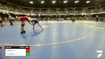 157 lbs Champ. Round 1 - Kaden Meyer, Minooka vs Lucas Nance, Fremd