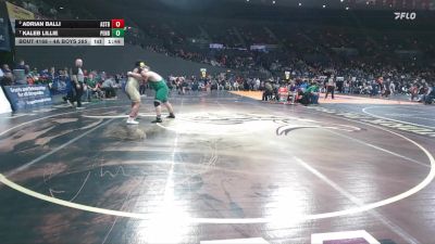 4A Boys 285 lbs Quarterfinal - Kaleb Lillie, Pendleton Boys vs Adrian Balli, Astoria Boys