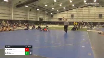 90 lbs Prelims - Cooper Wilson, Jackson County WC Red vs Bentley Tittle, Troup Navy