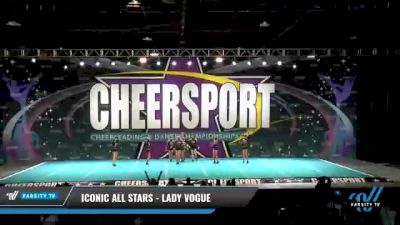 Iconic All Stars - Lady Vogue [2021 L5 Junior - D2 Day 2] 2021 CHEERSPORT National Cheerleading Championship