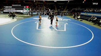 132 lbs Cons. Round 1 - Jimin Hur, Jericho-8 vs Taylor Brock, MacArthur-8