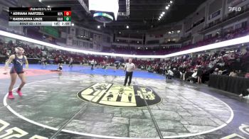 114 lbs Champ. Round 2 - Raeneasha Linze, Caldwell vs Adriana Hartzell, New Plymouth