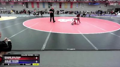 124 A Champ. Round 2 - Shelby Moore, McKendree University vs Emarie Bolosan, William Jewell College