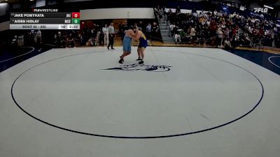 285 lbs Champ. Round 1 - Jake Pomykata, Johns Hopkins vs Aiden Hidlay, Misericordia