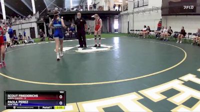 102 lbs Round 3 (6 Team) - Charlotte Crowston, North Dakota vs Julia Duro, New York