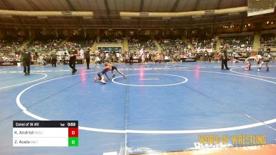 58 lbs Consi Of 16 #2 - Keo Andrist, ReZults Wrestling vs Zayden Ayala, Sebolt Wrestling Academy