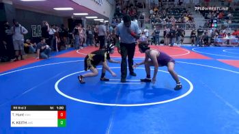 132 lbs Prelims - Taya Hunt, Vian Wrestling Club vs KRISLY KEITH, Jay Wrestling Club